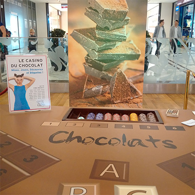 comunchef, animation culinaire - casino du chocolat